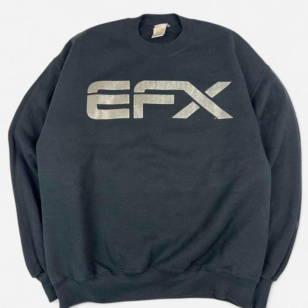 Vintage 1993 EFX MGM Grand Crewneck Sweatshirt Mens L Black Made In USA